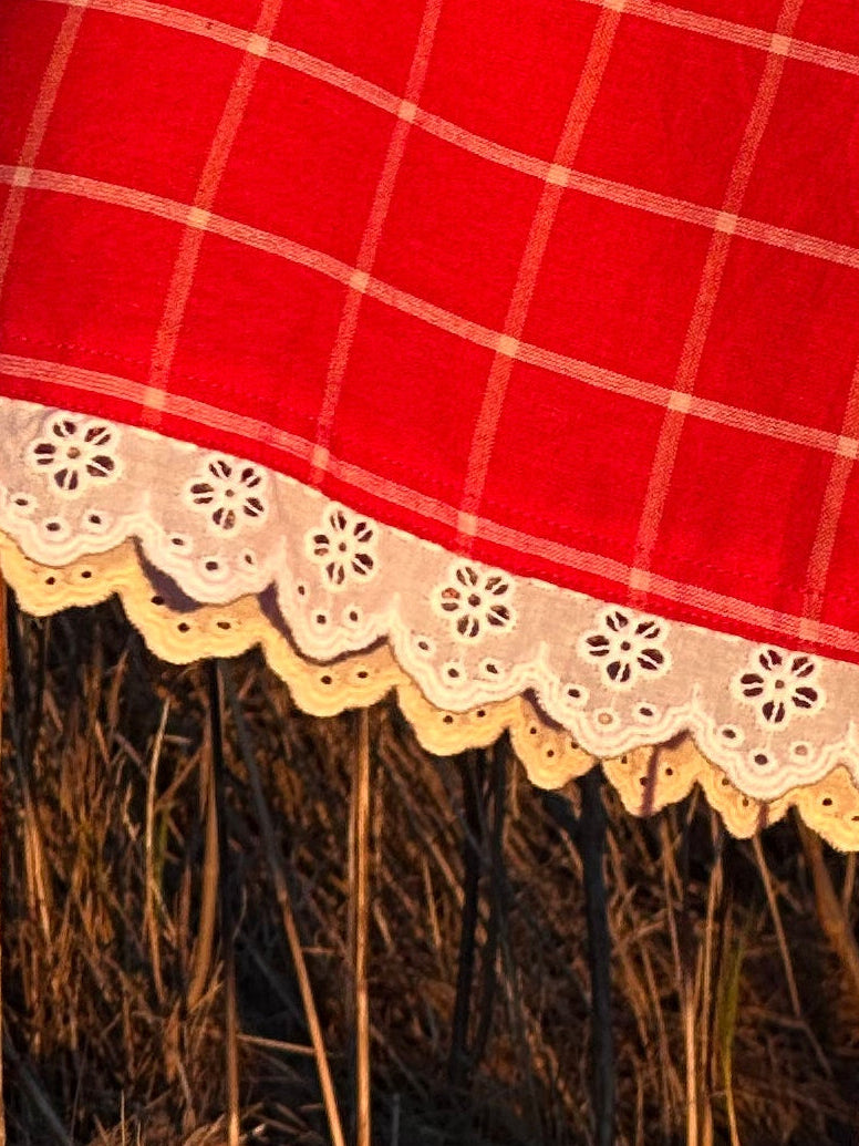 Briarwood Skirt in Scarlet Red