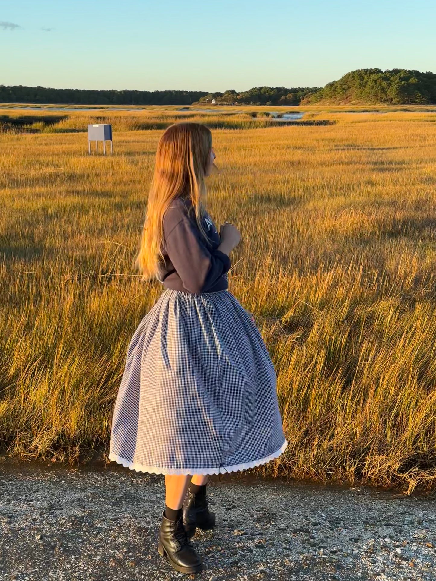 Briarwood Skirt in Midnight Blue