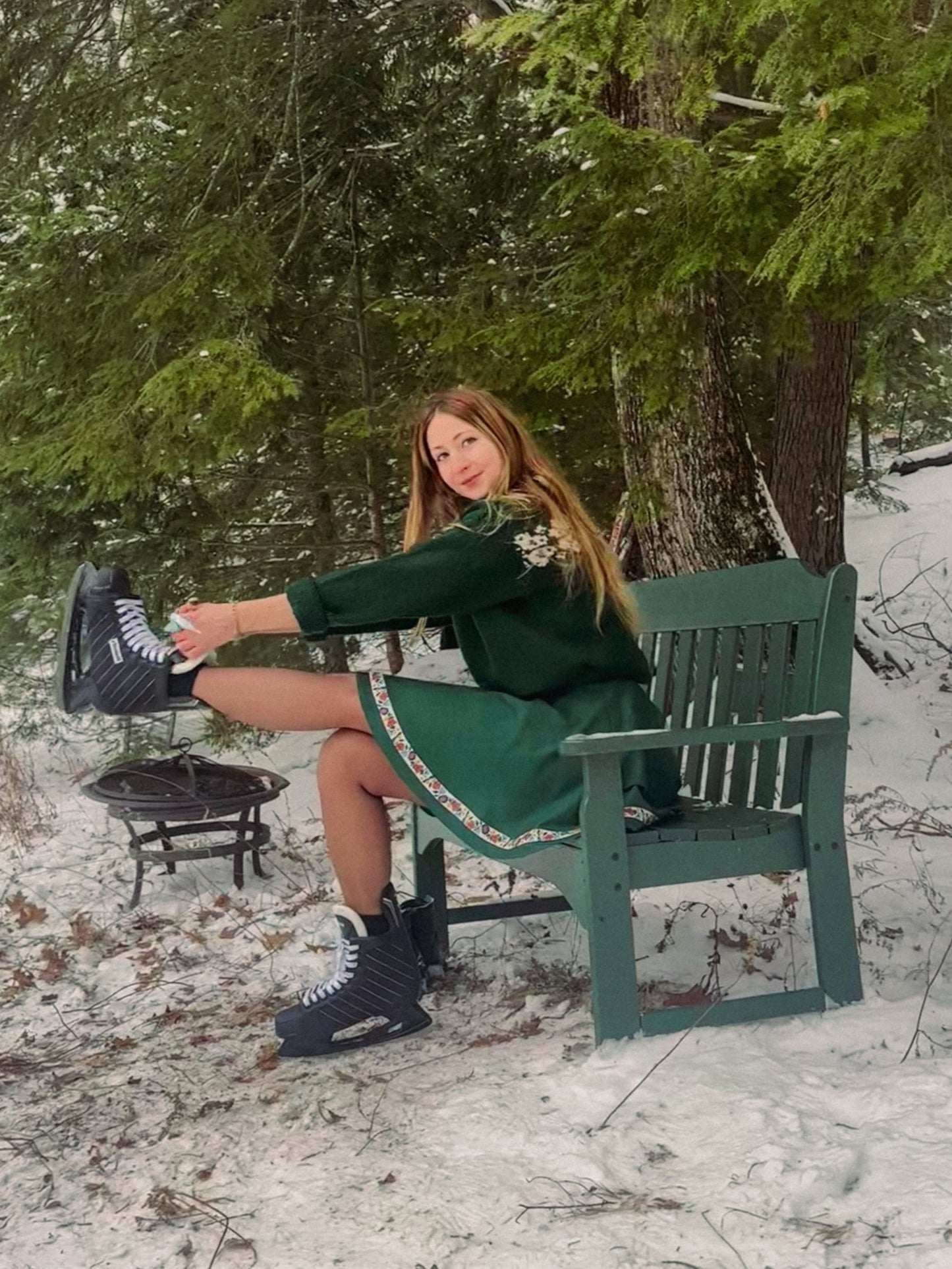 Deerfield Skirt in Balsam