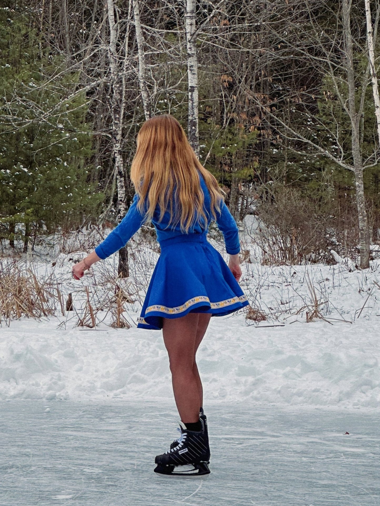 Deerfield Skirt in Ultramarine