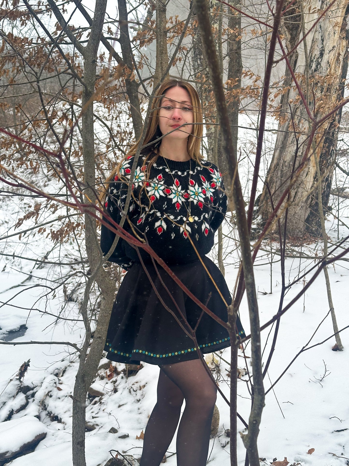 Deerfield Skirt in Onyx