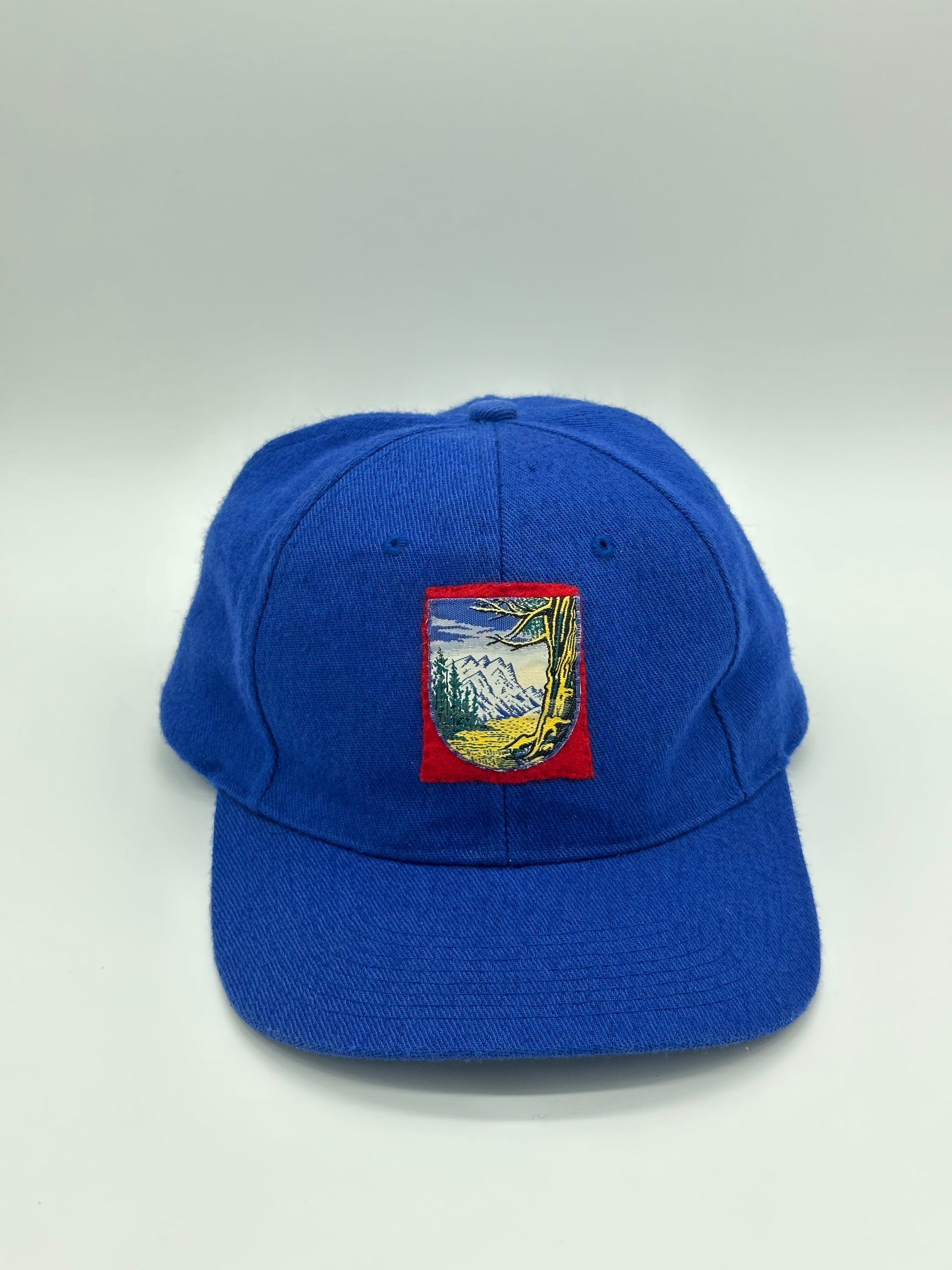 Spring Cap Blue Portal Cap with Mountain View – Perennial Spring