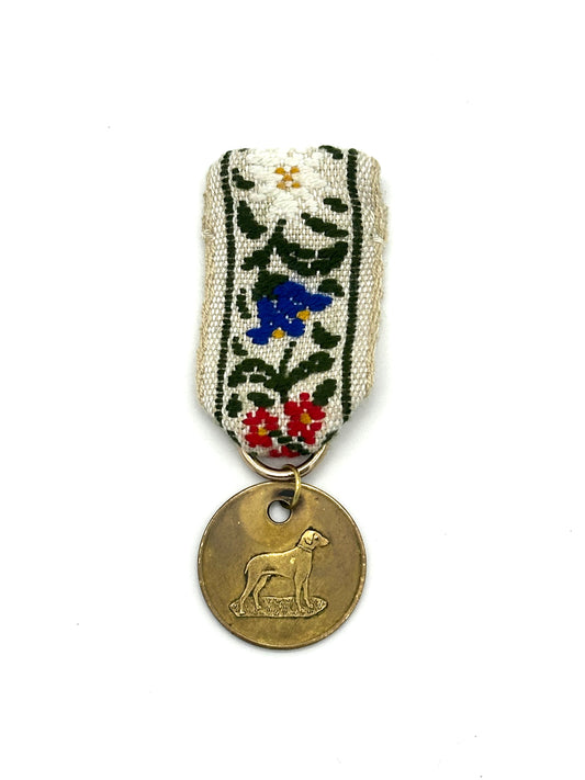 Wayside Medal with Appenzell Dog Tag