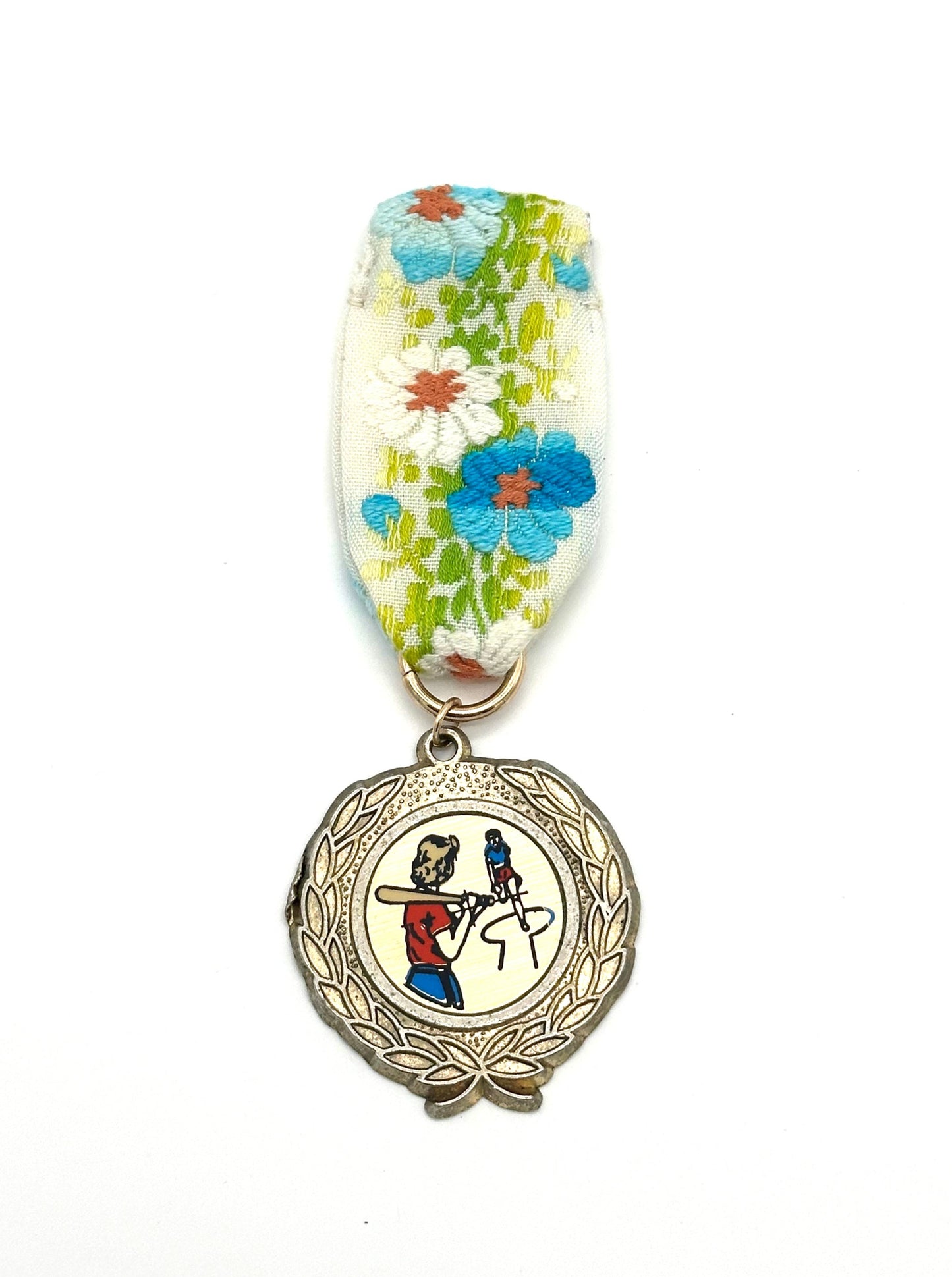 Wayside Medal with Softball Players