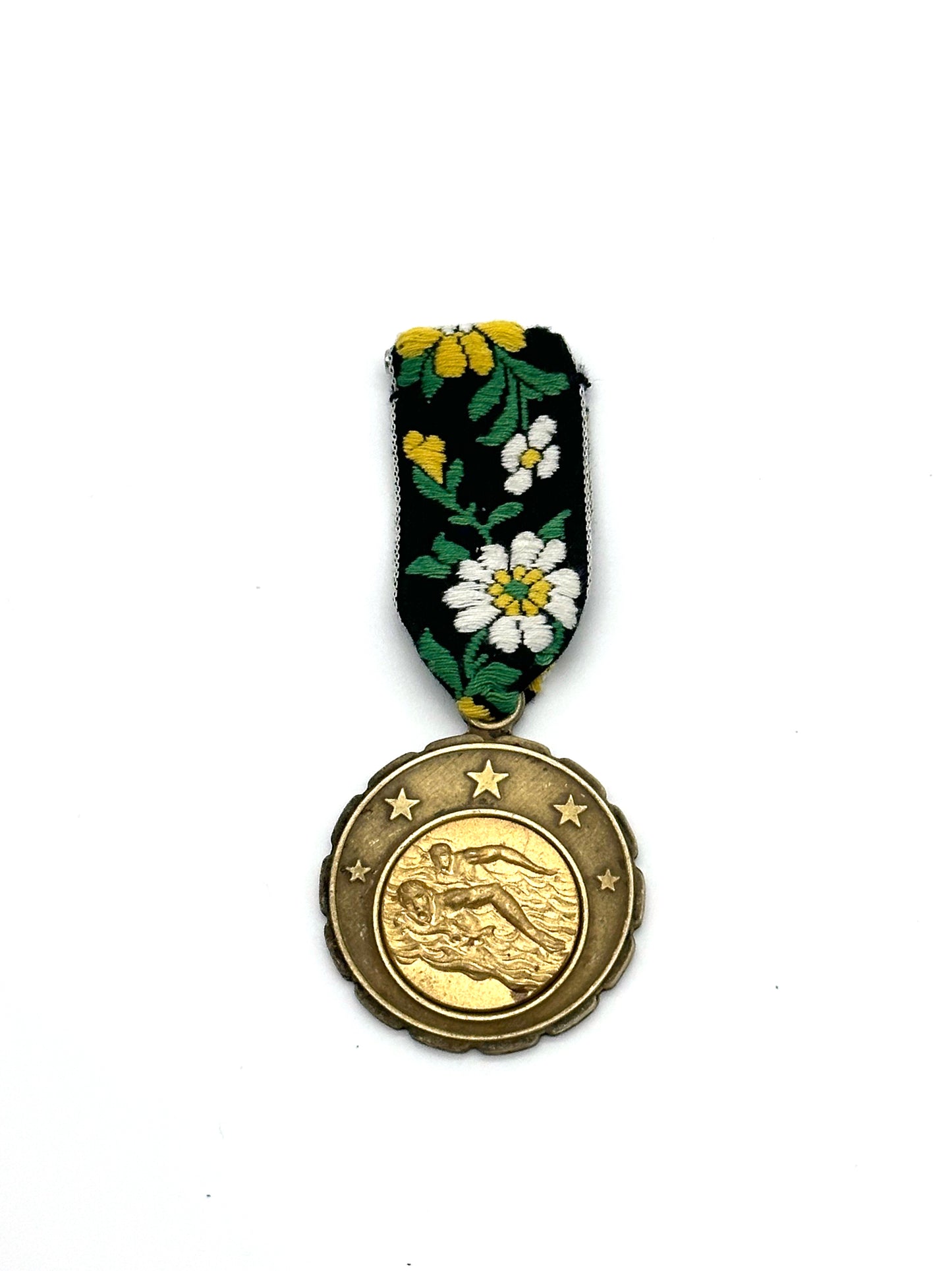 Wayside Medal with Swimmers