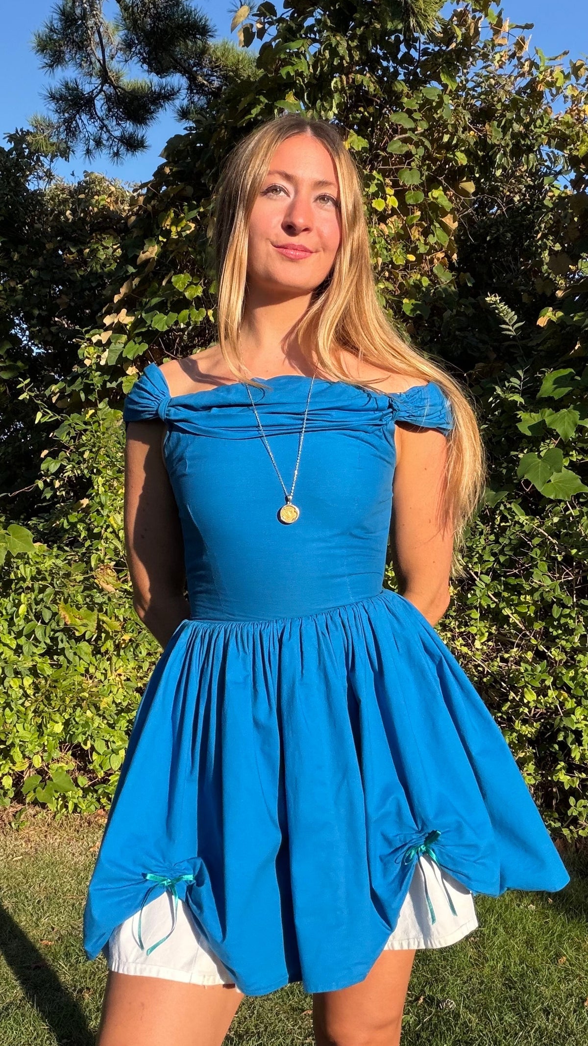 Annandale Dress in Azurine
