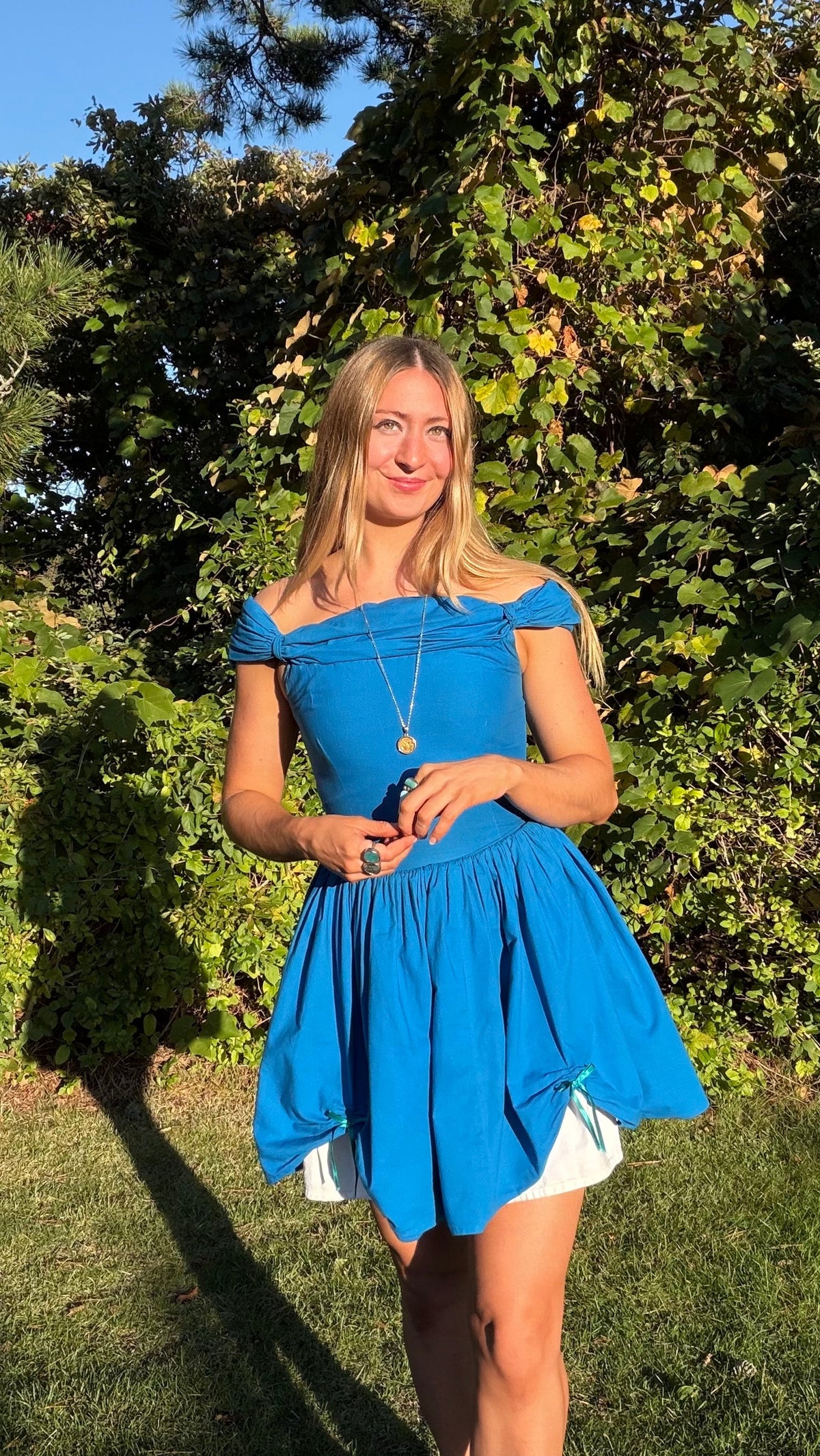 Annandale Dress in Azurine