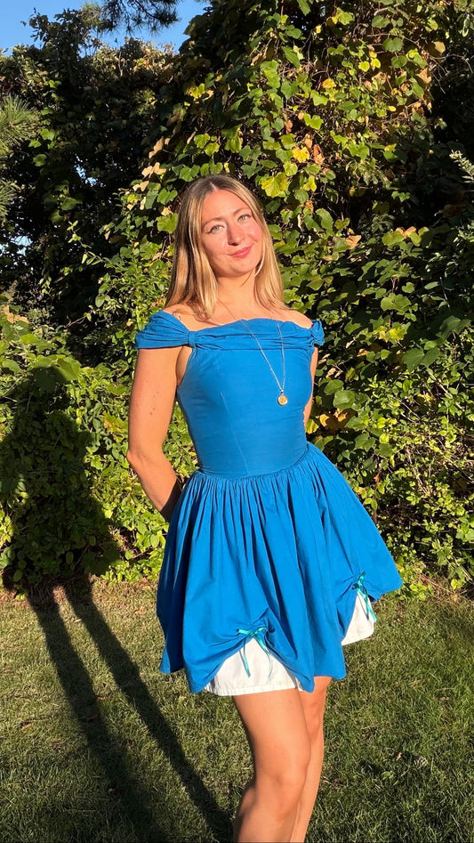Annandale Dress in Azurine