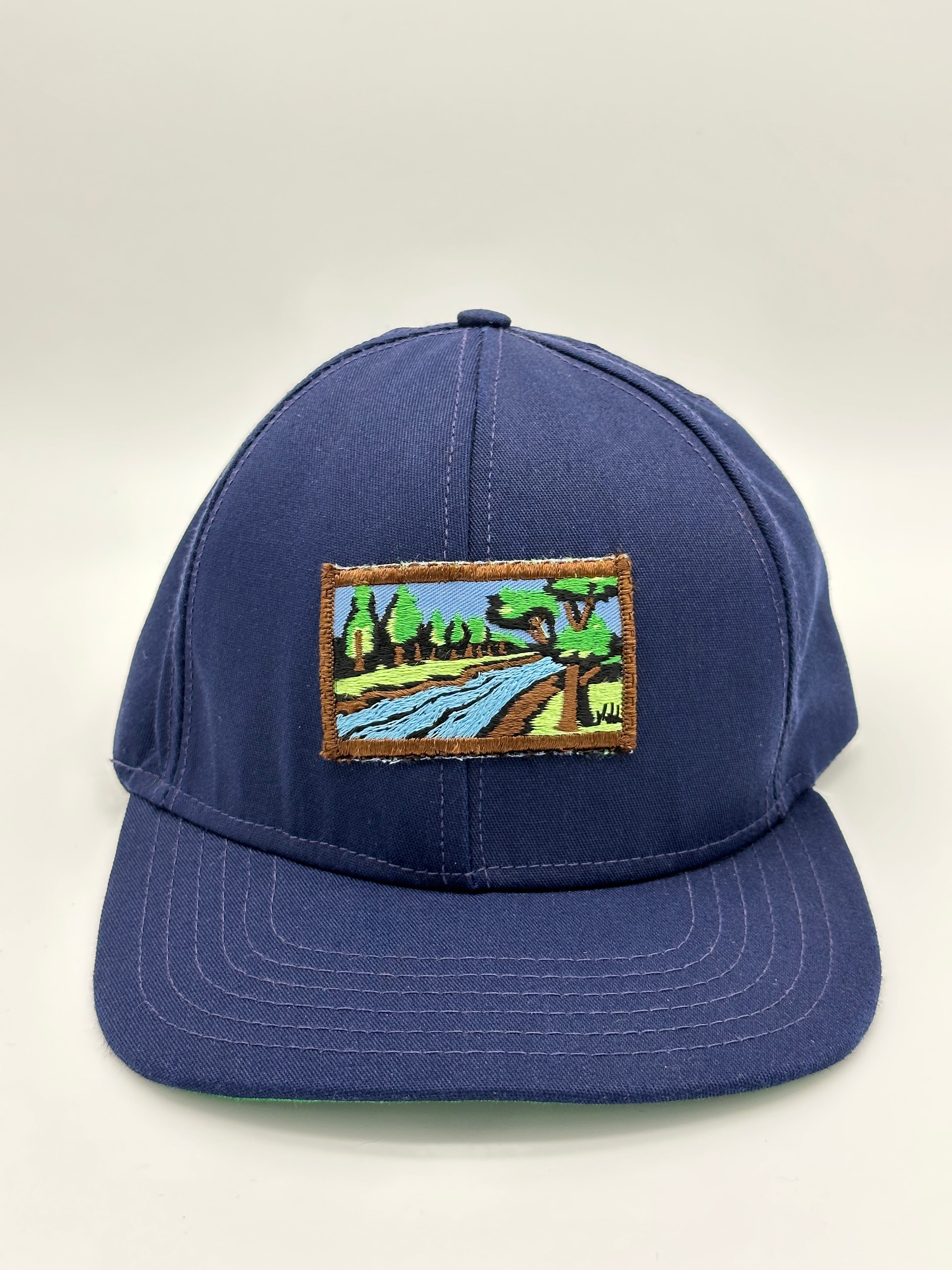 Spring Cap Blue Portal Cap with River View – Perennial Spring