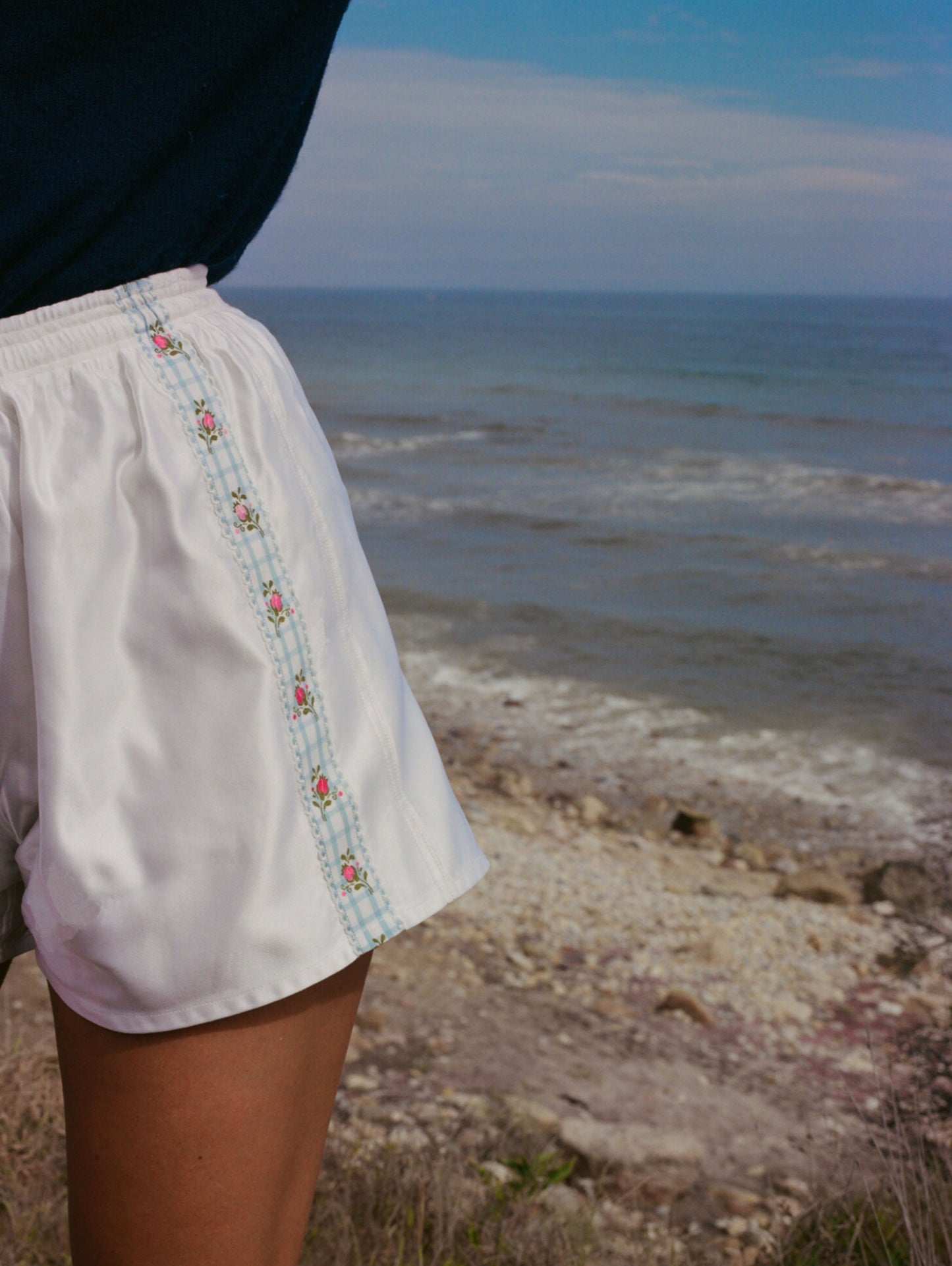 Brookdale Shorts in Alpine White