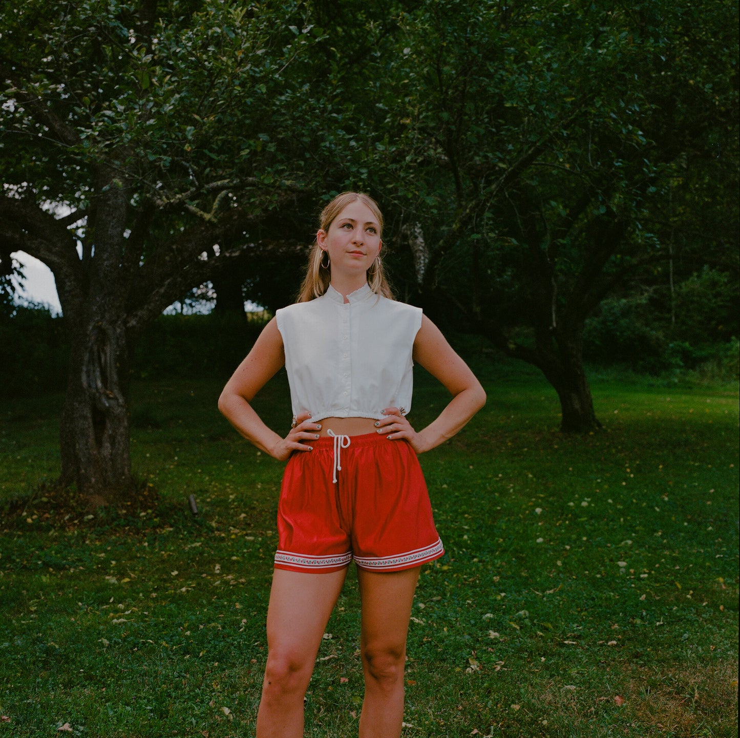 Brookdale Shorts in Red Currant