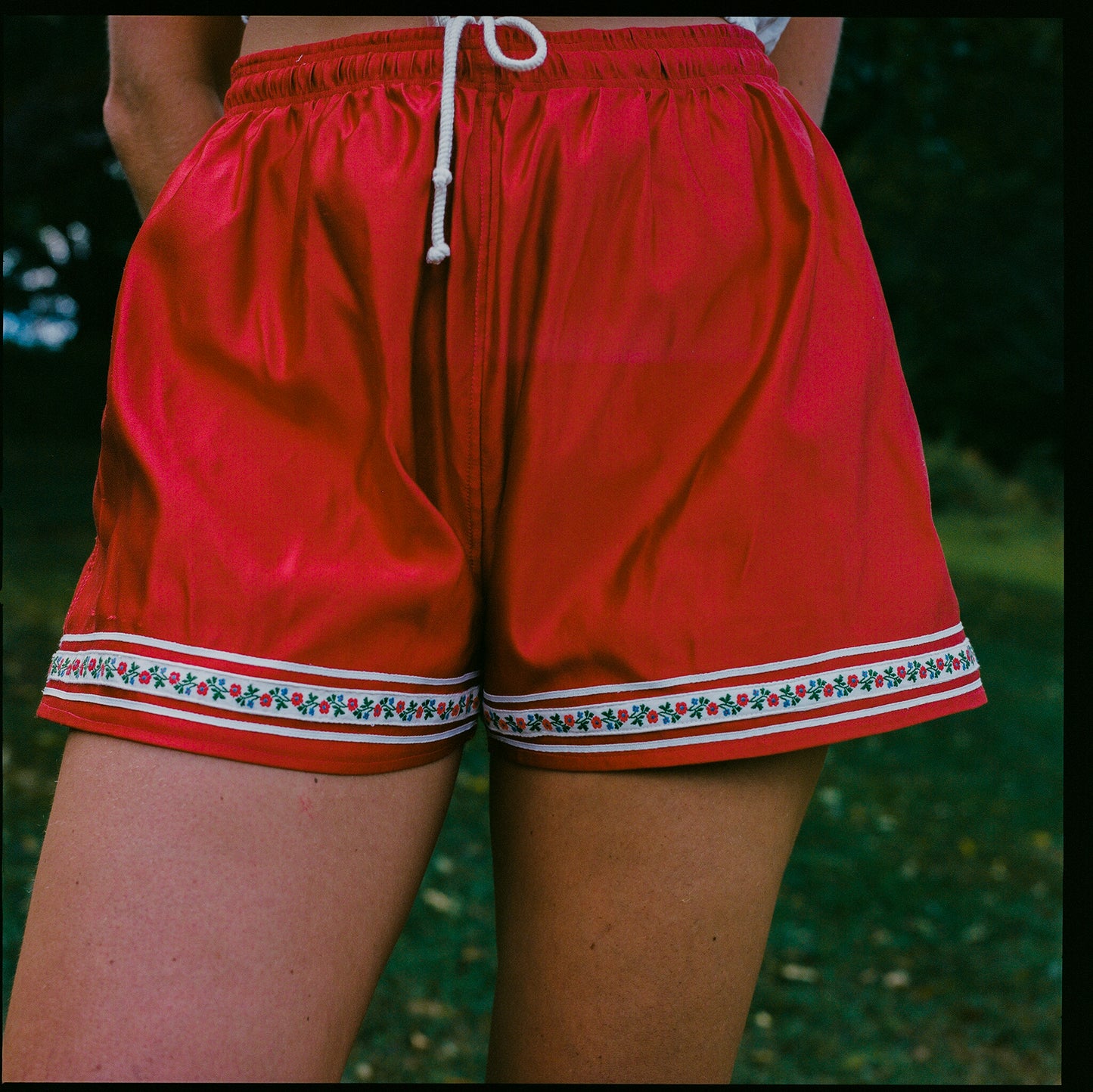 Brookdale Shorts in Red Currant