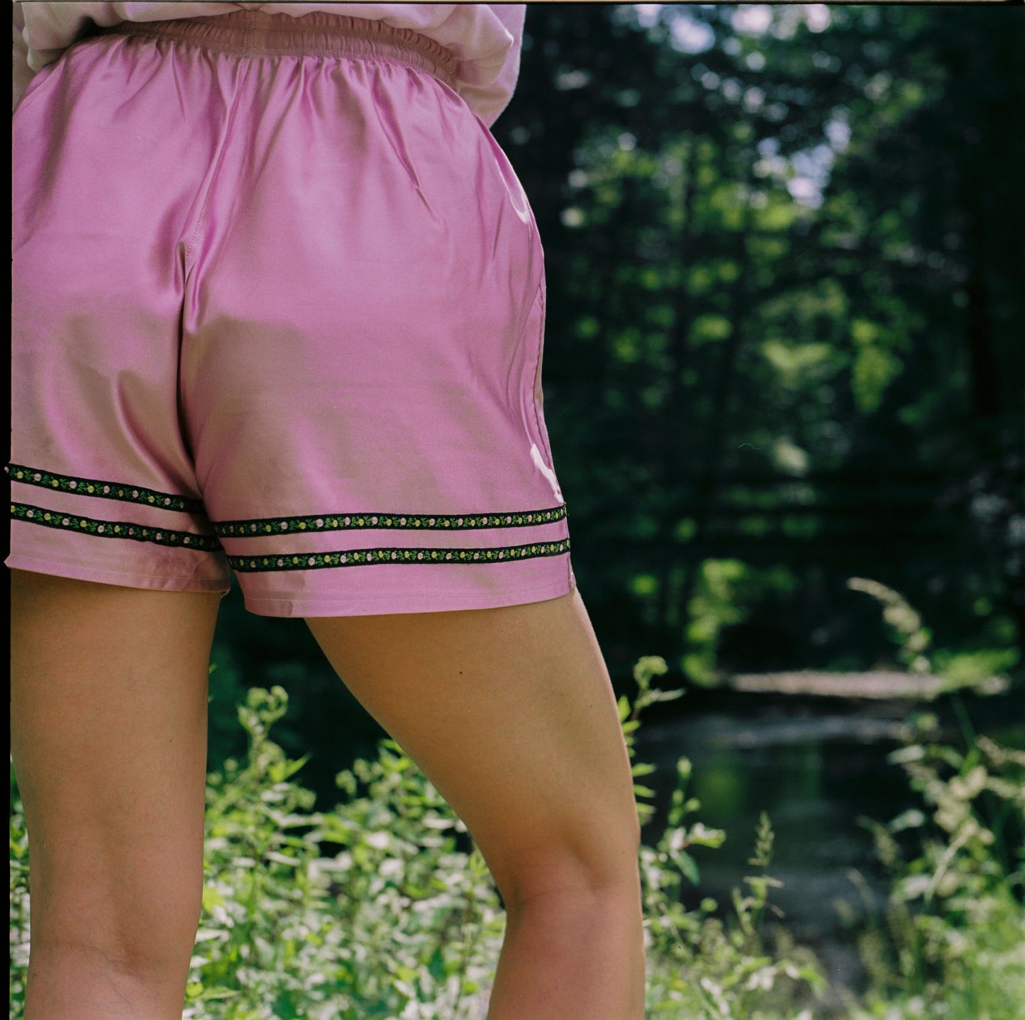 Brookdale Shorts in Lilac Heaven