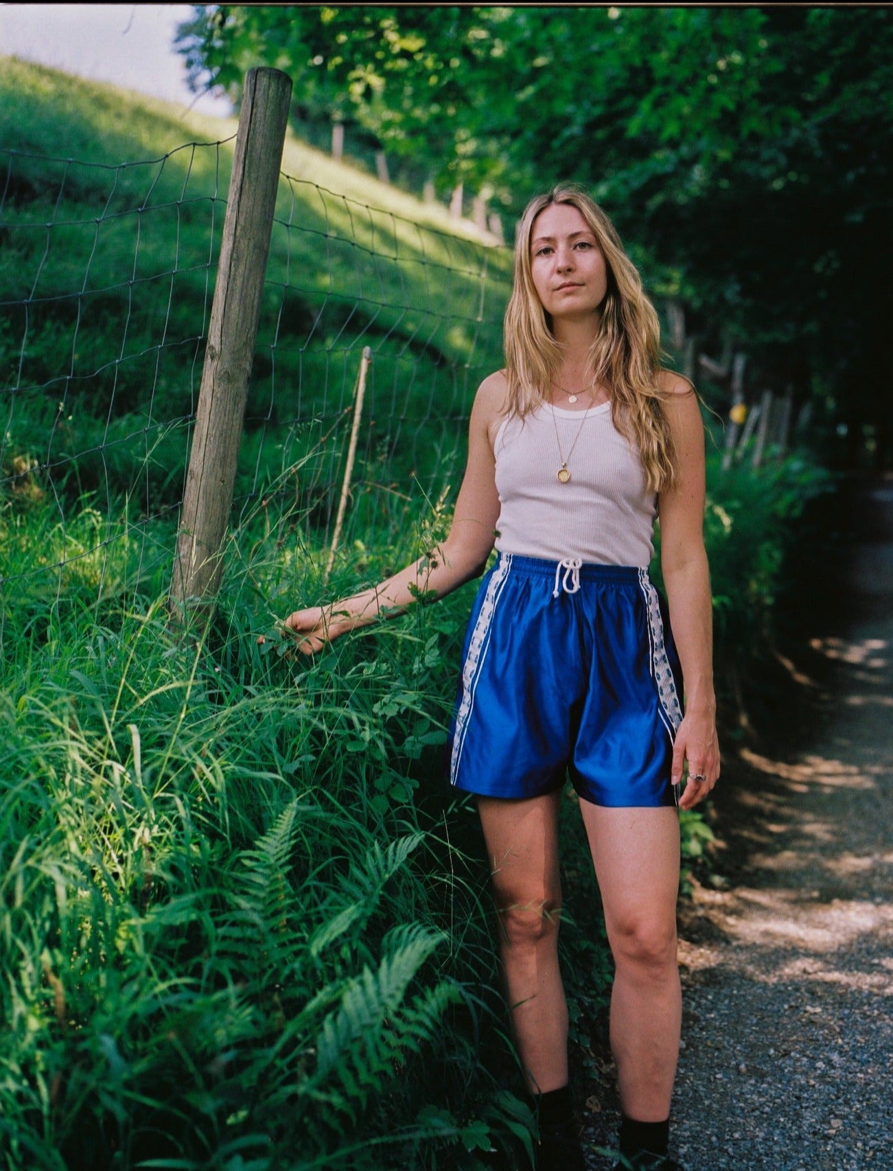 Brookdale Shorts in Deep Sky Blue