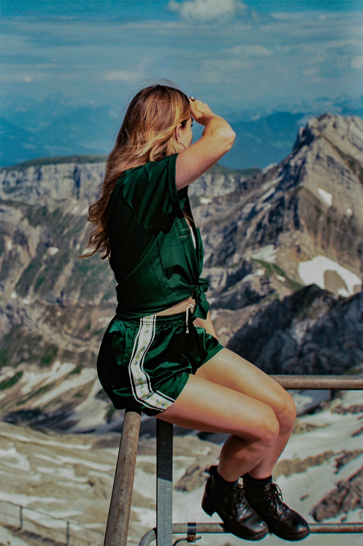 Brookdale Shorts in Forest Green