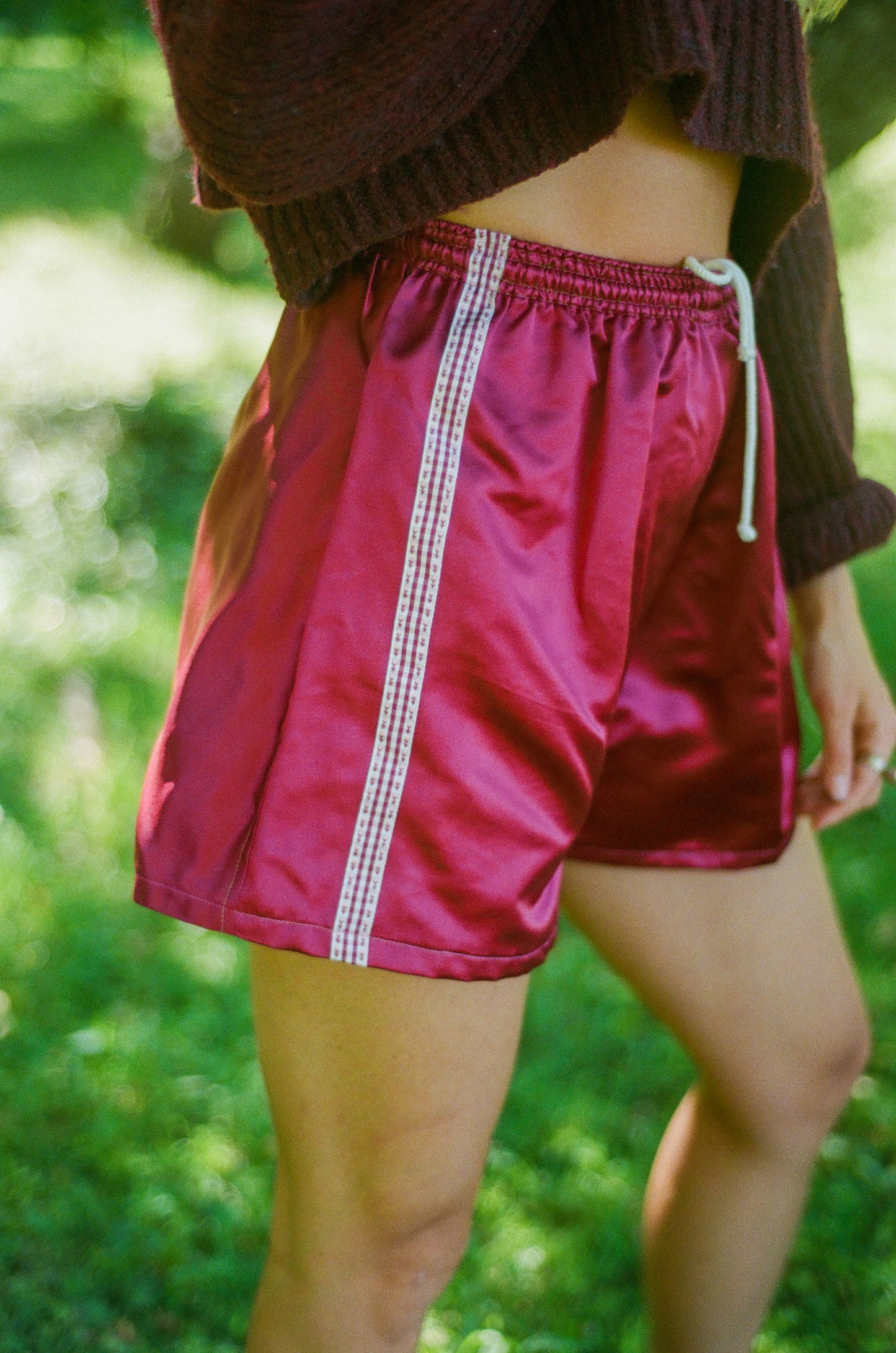 Brookdale Shorts in Raspberry Red