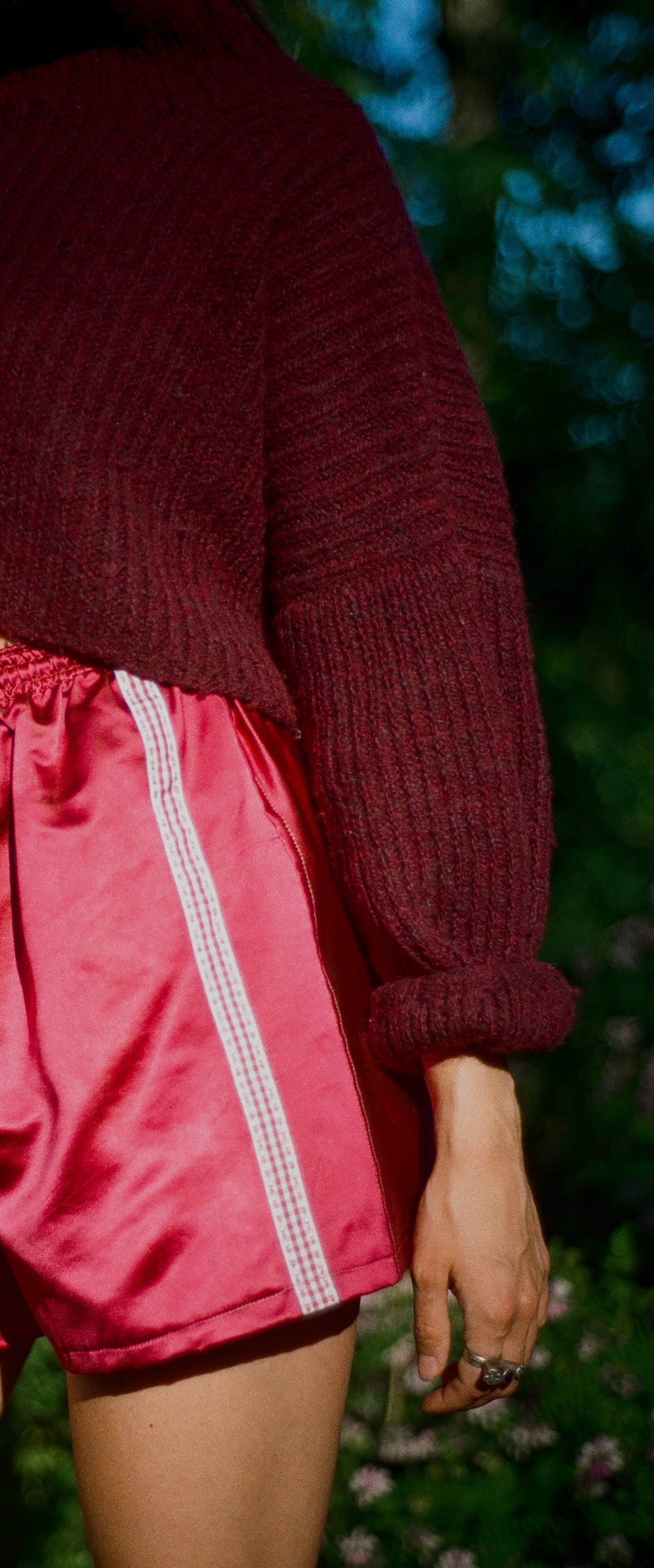 Brookdale Shorts in Raspberry Red