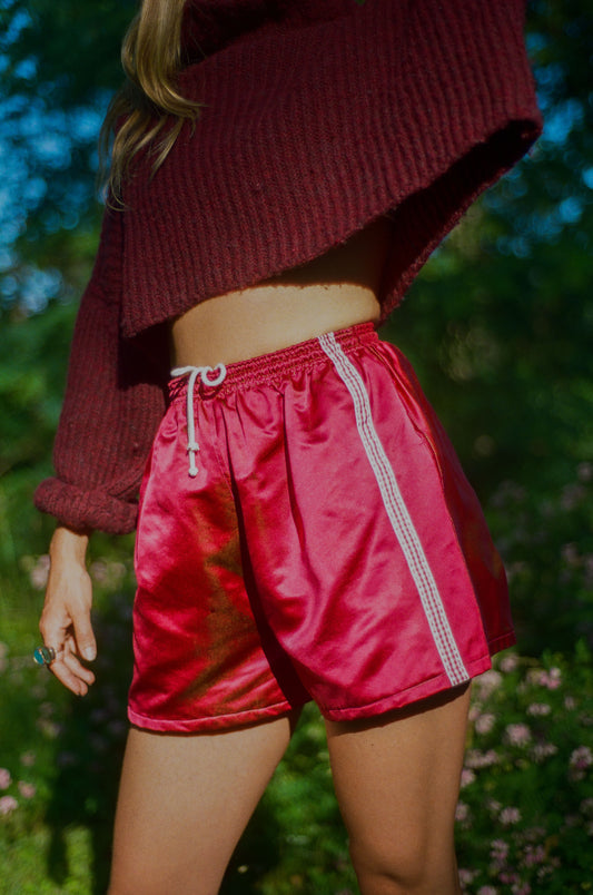 Brookdale Shorts in Raspberry Red