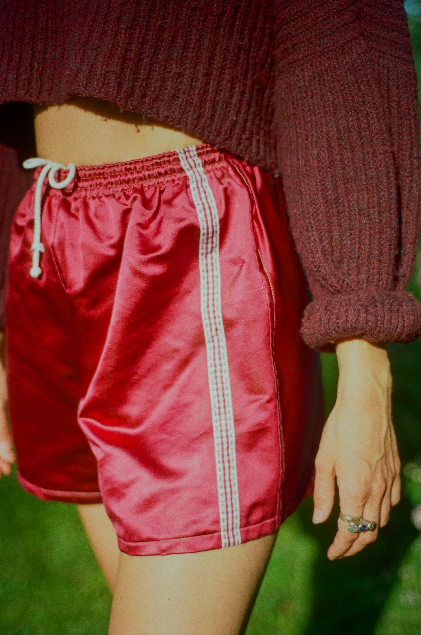 Brookdale Shorts in Raspberry Red