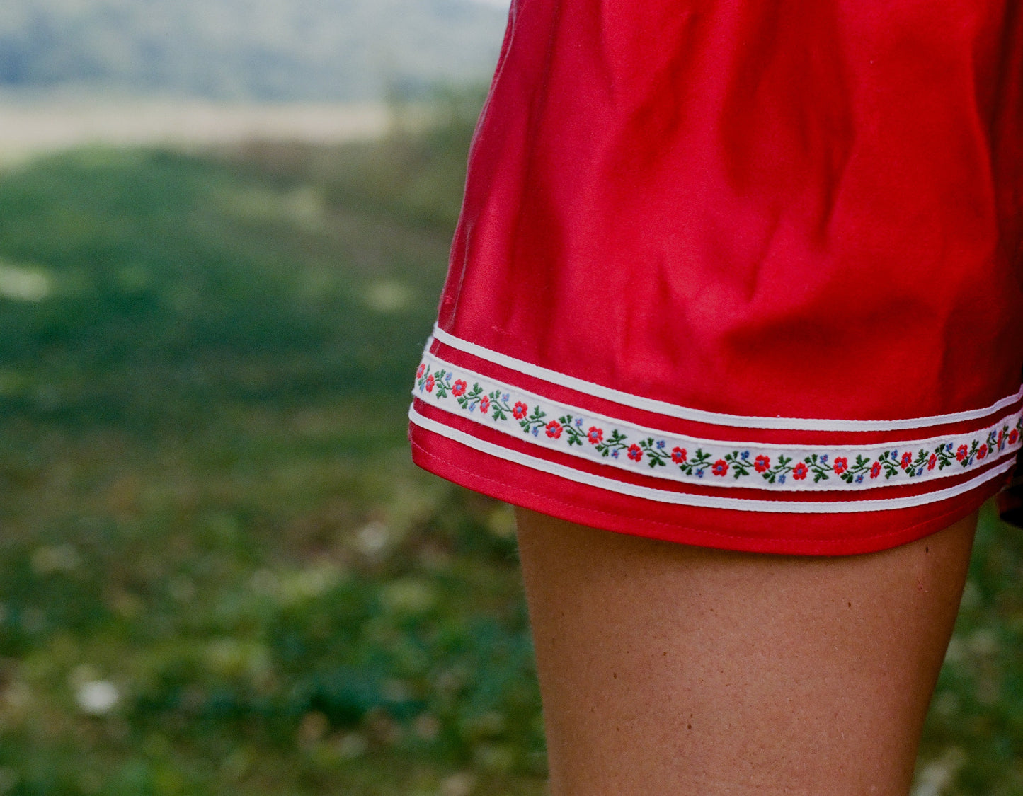 Brookdale Shorts in Red Currant