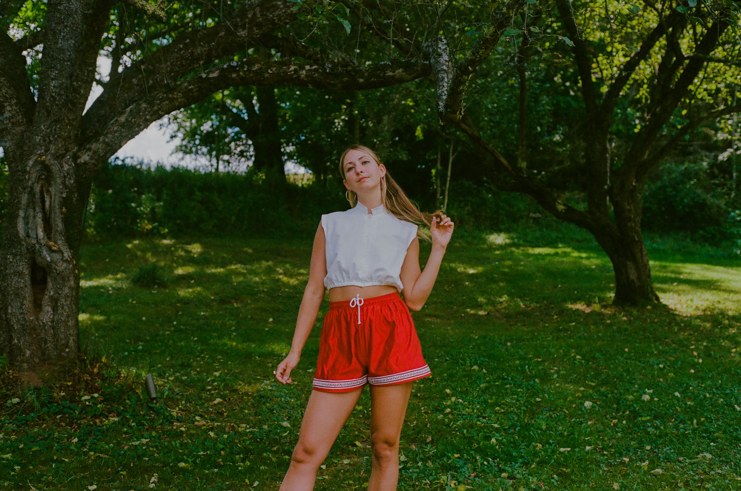 Brookdale Shorts in Red Currant