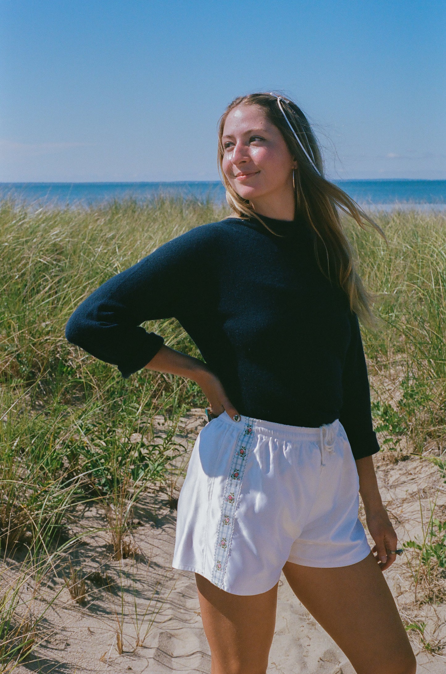 Brookdale Shorts in Alpine White